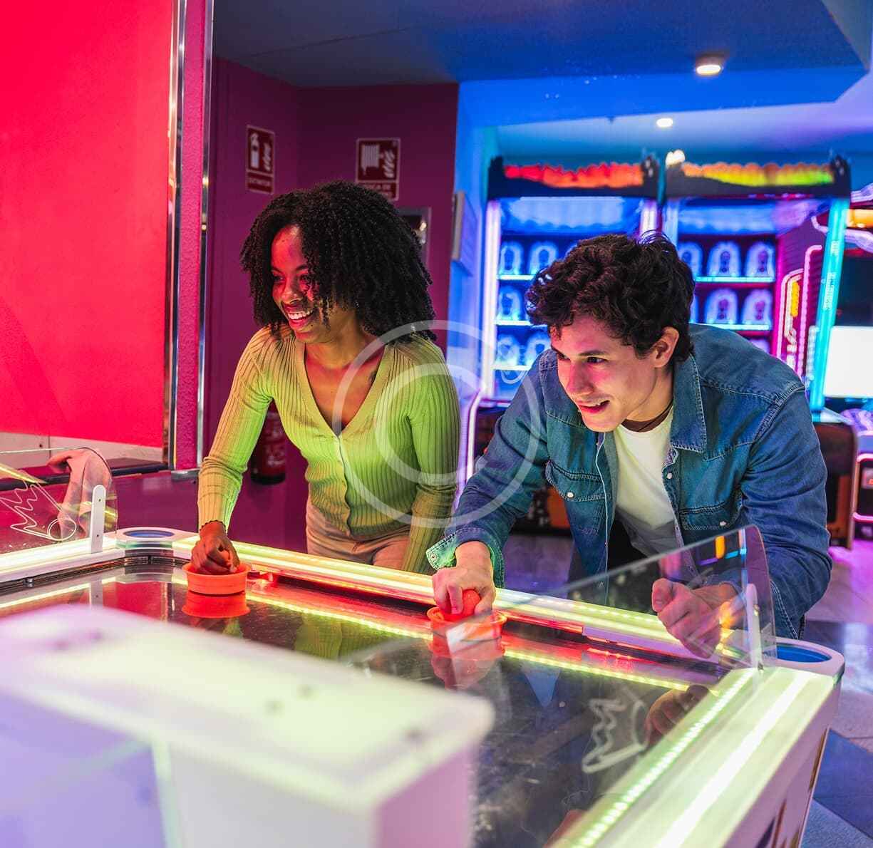 Air hockey